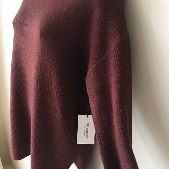 Burgundy/Rust Sweater with Wrist Bows - Picture 3 of 7